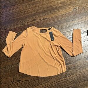 Lulu's Camel Long Sleeve Tee